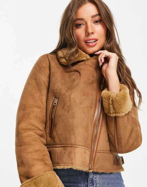 Caramel shop suede jacket