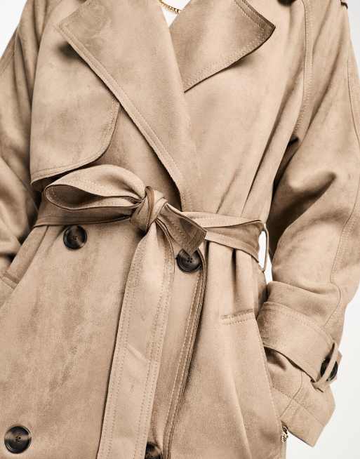 Trench best sale en daim