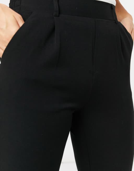 Stradivarius – Figurbetonte Hose in Schwarz, 3 von 4