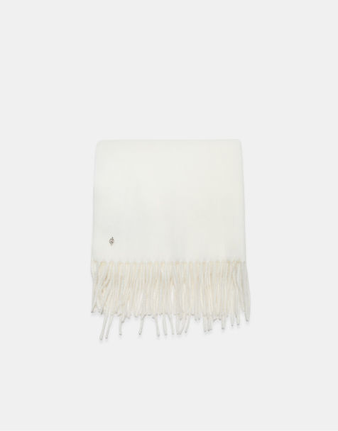 Stradivarius fin basic scarf i naturvit - view 1