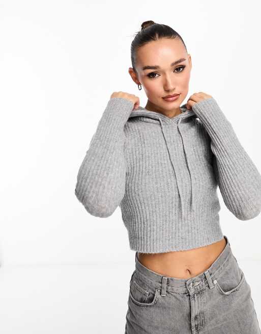 Fitted cheap cropped hoodie