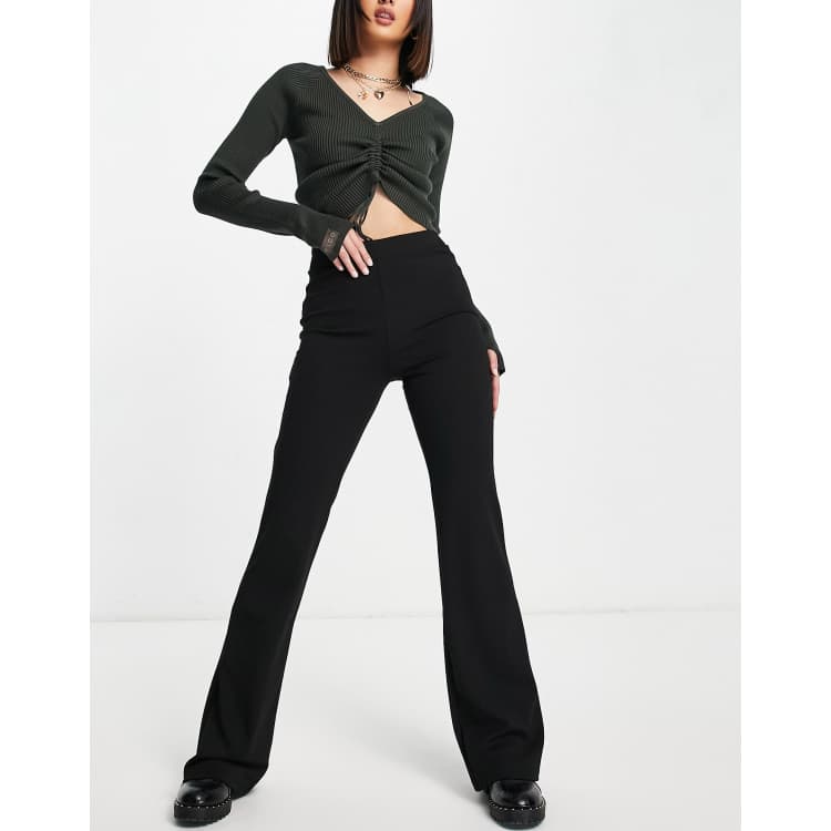 Pantalon best sale flare stradivarius