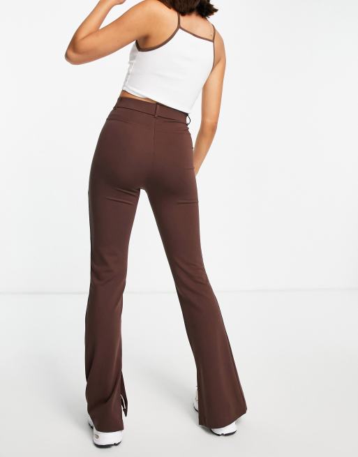 Cocoa Flared Pants - Brown