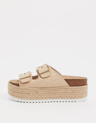 beige flatform