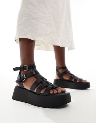  flatform strappy sandal  
