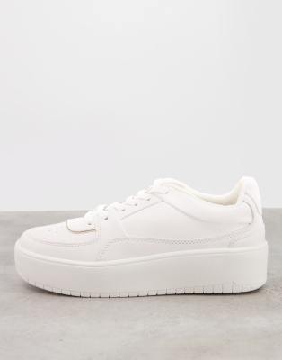 white bulky trainers