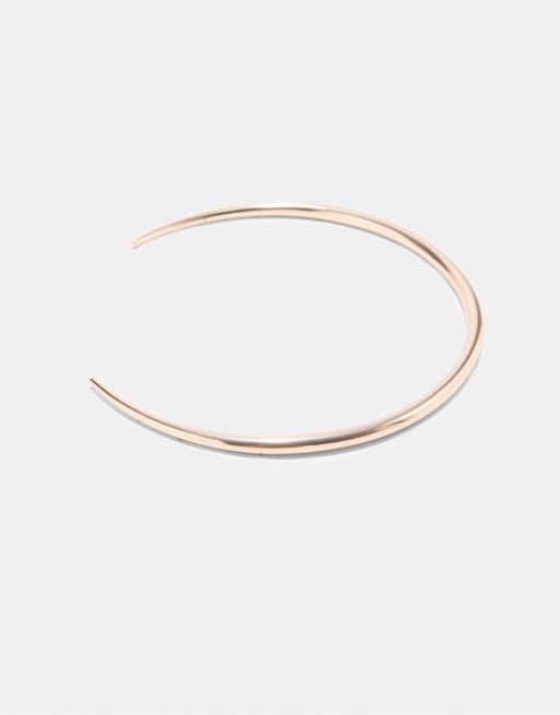 Stradivarius Flexible choker in gold, 3 of 4