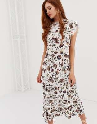 stradivarius midi dress