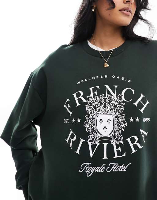 French slogan sweatshirt best sale