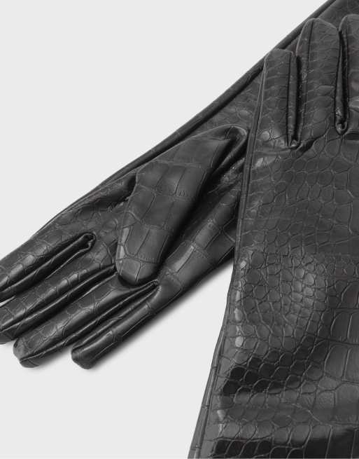 Stradivarius gants longs noirs, 4 de 4