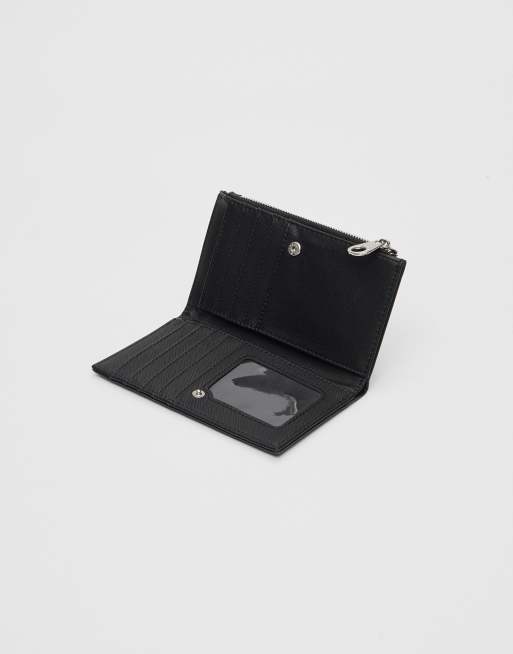 Stradivarius – Geldbörse in Schwarz mit Reißverschluss, 2 von 3