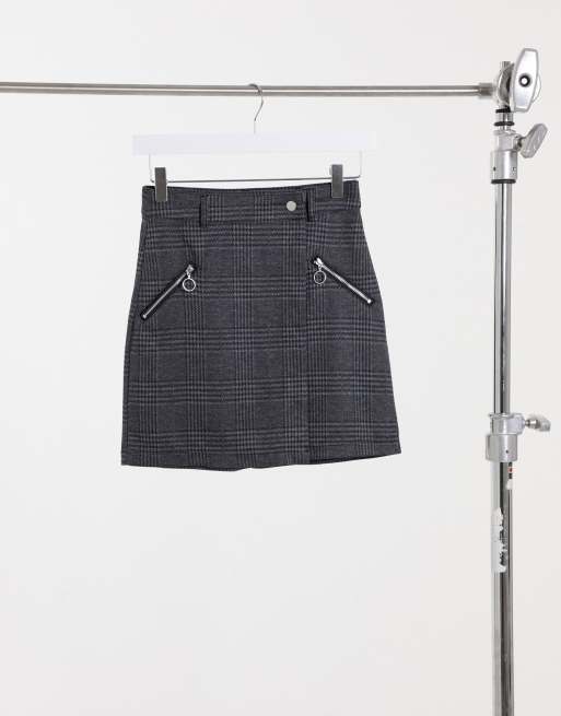 Stradivarius- Geruite minirok, co-ord set