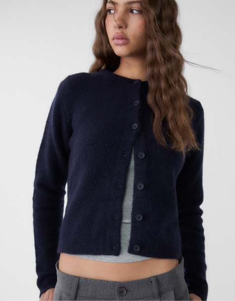 Stradivarius - Gilet - Bleu marine - view 1