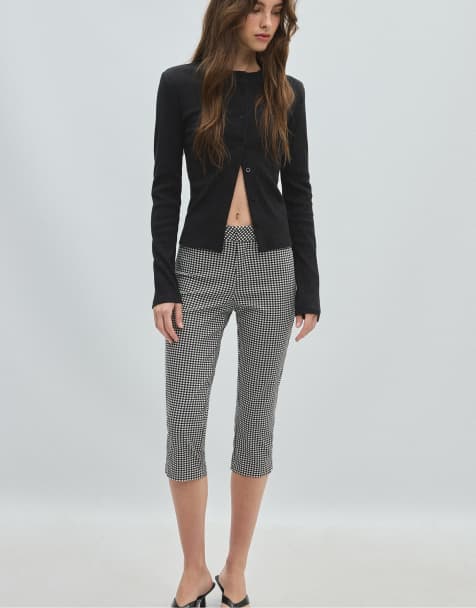 Stradivarius gilet en maille avec épaulettes noir - view 1