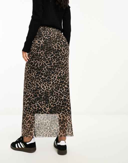 Stradivarius sales gonna leopardata