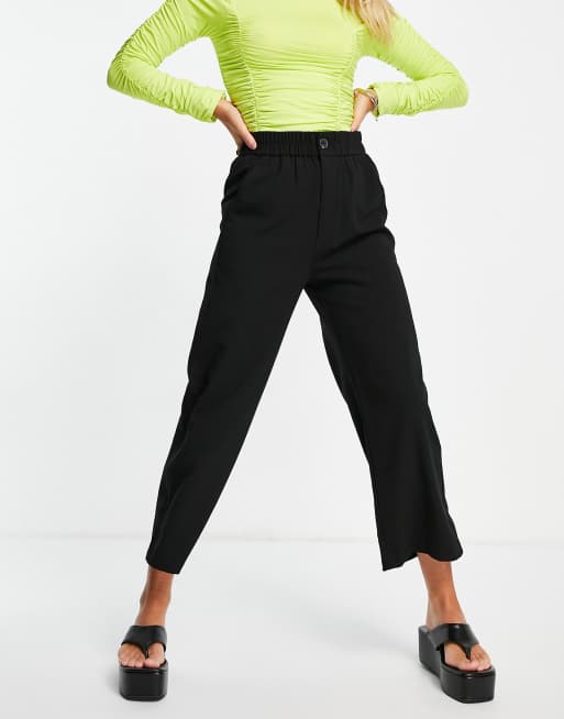Stradivarius - Gonna pantalone con fondo ampio colore nero