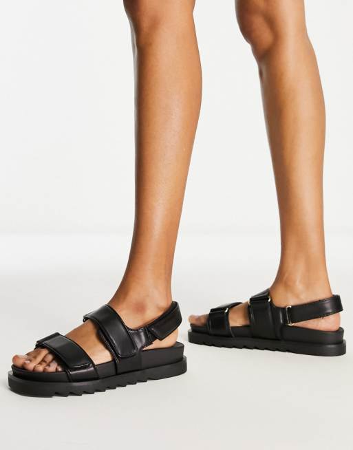 Stradivarius - Grandad - Sorte sandaler