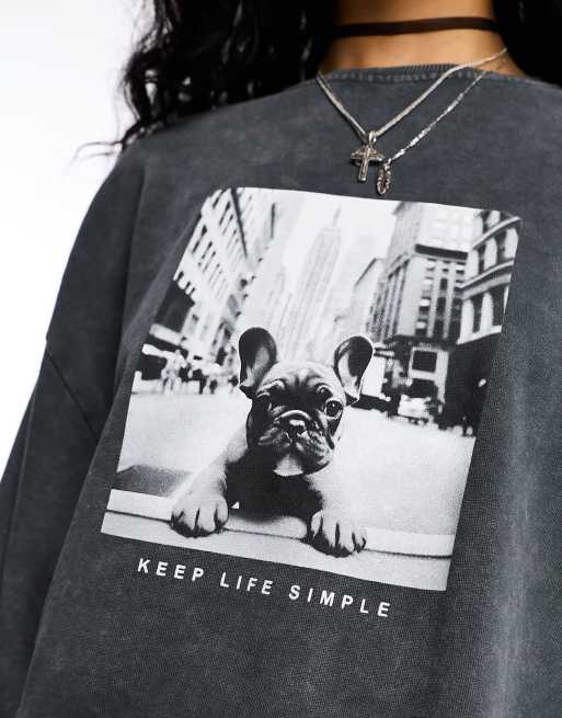 Embroidered Sweatshirt Friends Sudadera Stradivarius Stradivarius