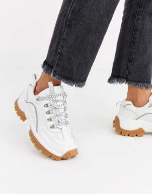 stradivarius chunky trainers