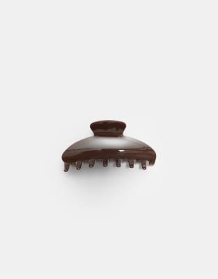 Stradivarius - Haarspange in Braun-Brown
