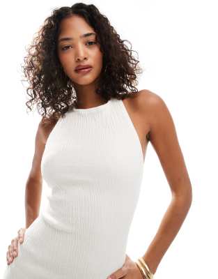 Stradivarius Halter Midi Dress