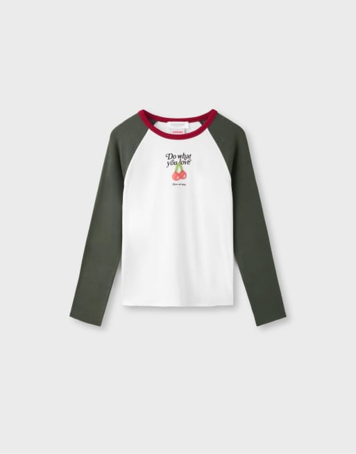 Stradivarius Haribo t-shirt in khaki, 6 of 7