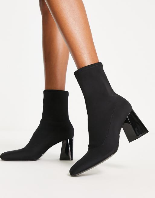 Heel sock 2025 ankle boots