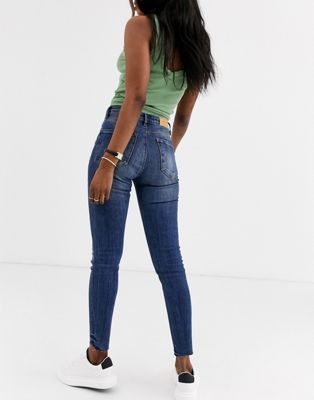 high waisted jeans asos