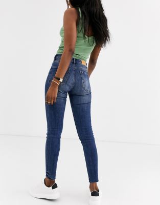 high waisted jeans asos