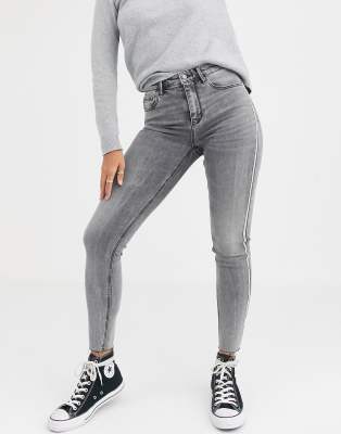 diamante side stripe jeans