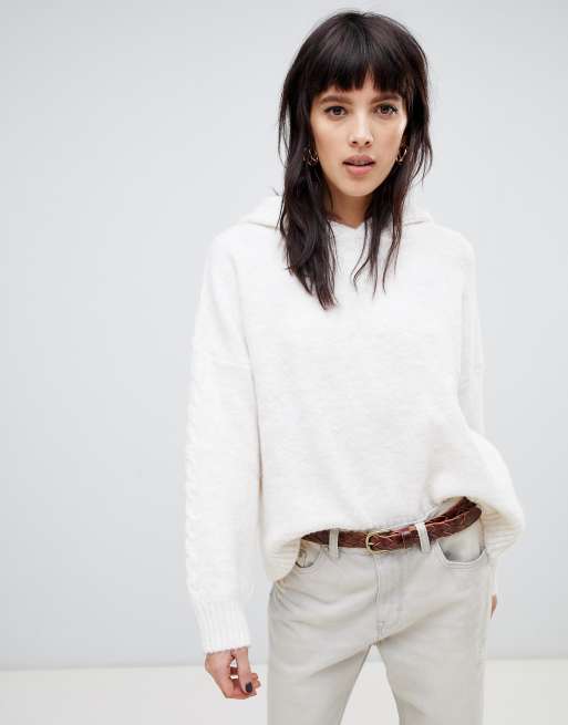 stradivarius knitted top