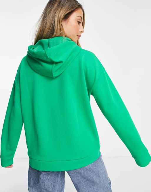 Bright green hoodie sale