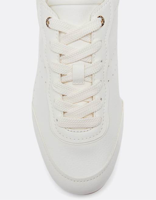 Stradivarius - Hvide sneakers med tynd sål, 2 af 4