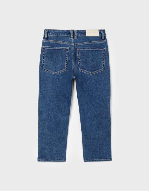 Stradivarius jean Capri délavage denim moyen, 7 de 7