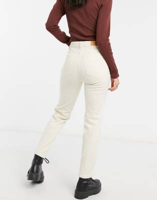 asos stradivarius slim mom jeans