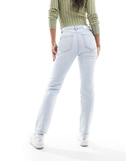 Stradivarius - Jean slim droit - Bleu clair, 4 de 5