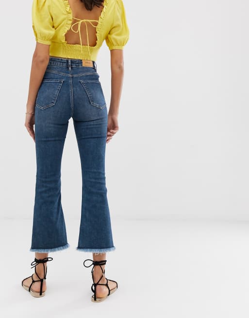 Jeans a zampa stradivarius discount