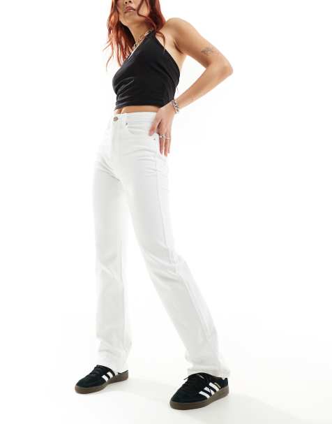 Stradivarius - Jeans dritti bianchi - view 1