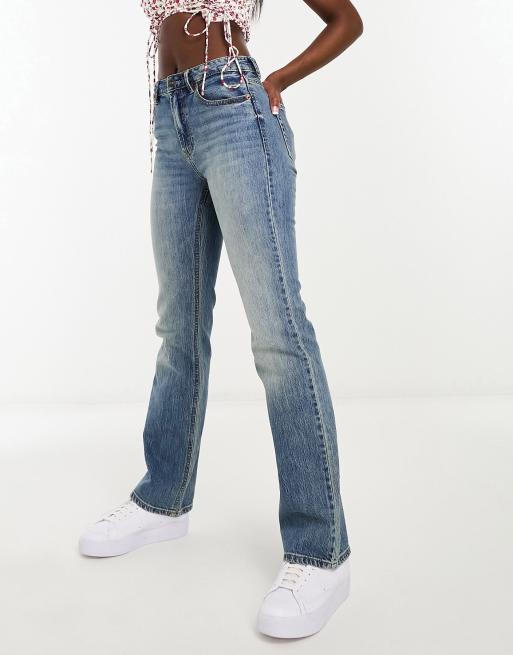 Stradivarius - Jeans dritti lavaggio vintage 