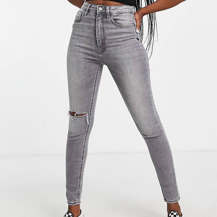 Damen Kleidung Jeans Jeans mit hoher Taille Stradivarius Jeans mit hoher Taille Mom jeans 