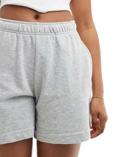 Stradivarius jersey bermuda shorts in gray | ASOS