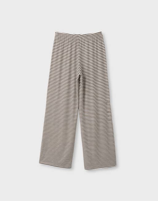 Stradivarius jogger slim à rayures marron, 7 de 7