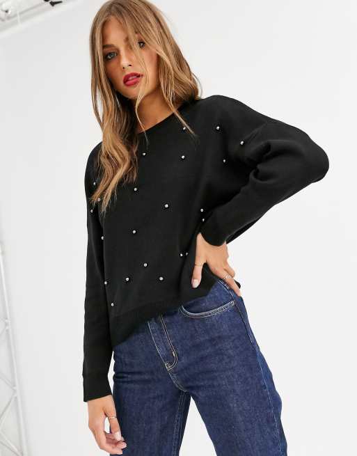 Pearl 2025 black jumper