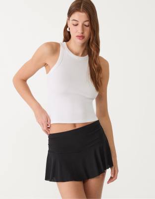 Jupe-short fluide fronce - Stradivarius - Modalova