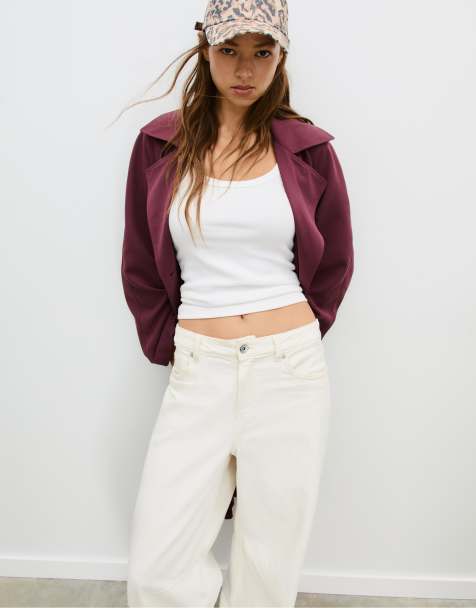 Stradivarius – Kappe in Braun mit Leopardenmuster - view 1