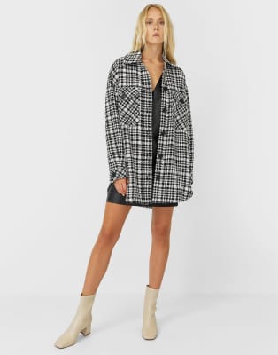 stradivarius tweed jacket