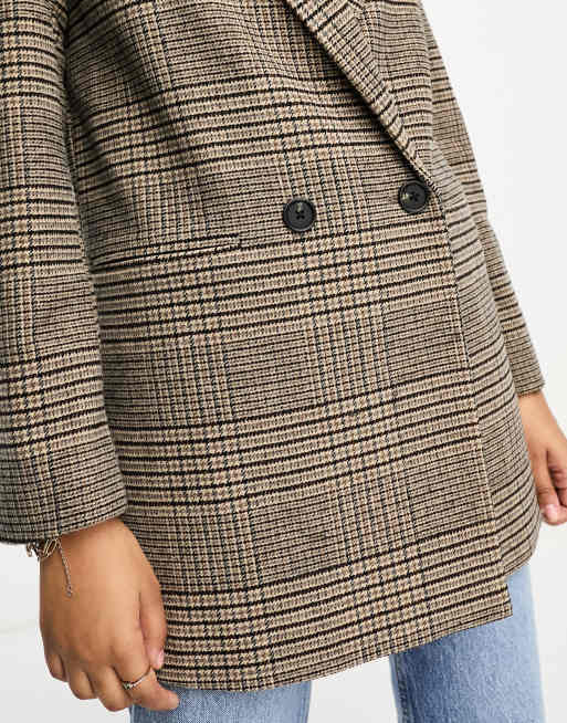Stradivarius – Karierter Oversize-Blazer , 3 von 4
