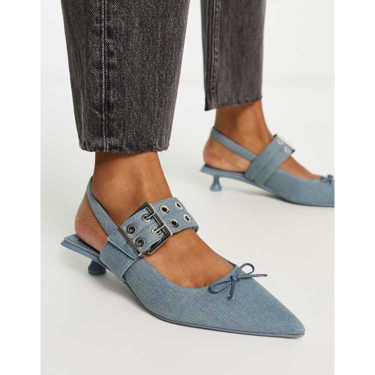 Denim 2025 kitten heels