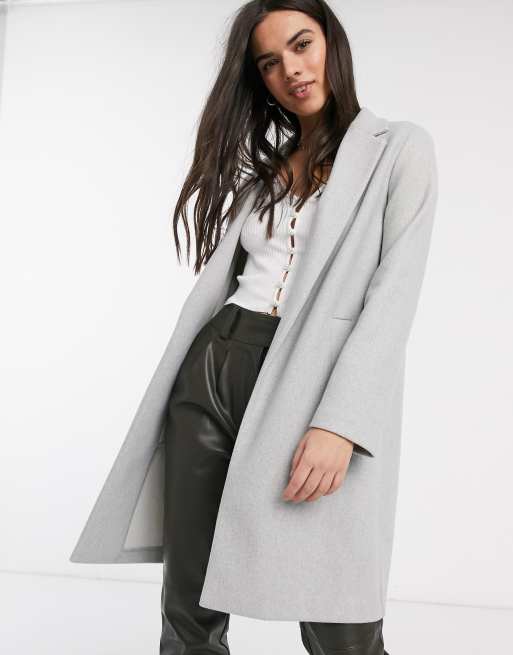 Stradivarius 2024 manteau gris