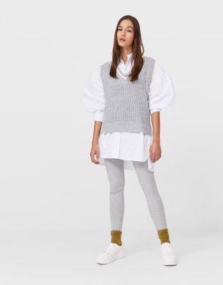 stradivarius knit vest